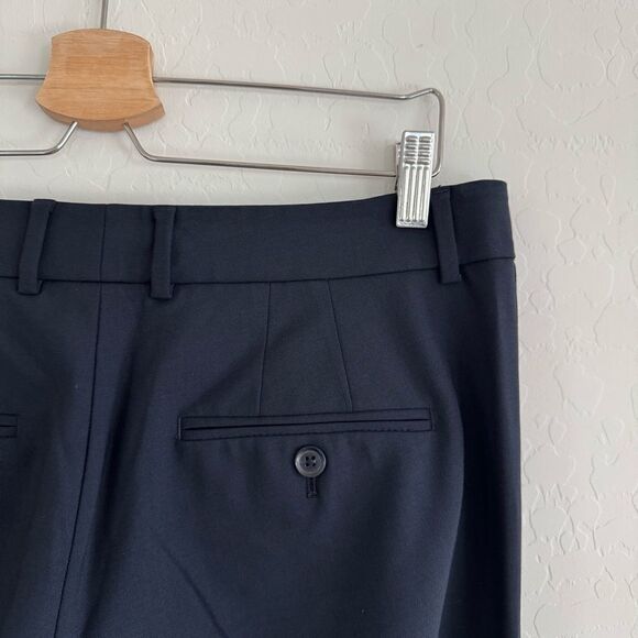 Vince Side Strapping Wool Pants in Coastal Blue Size 10 - Picture 6 of 9